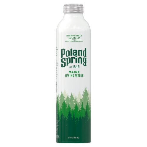 Poland Spring Maine Spring Water, 25 fl oz