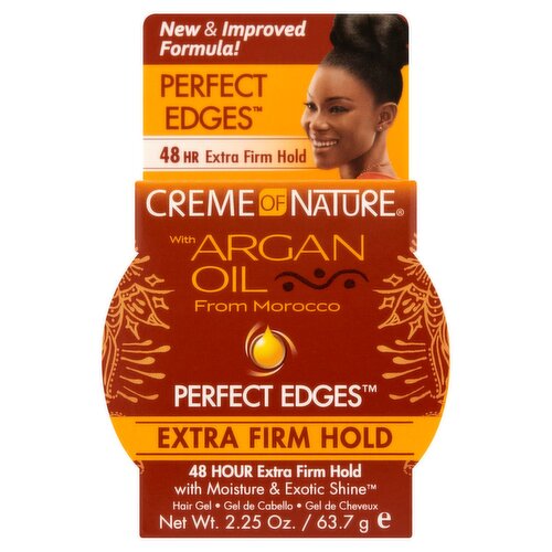 Creme of Nature Perfect Edges Extra Firm Hold Hair Gel, 2.25 oz