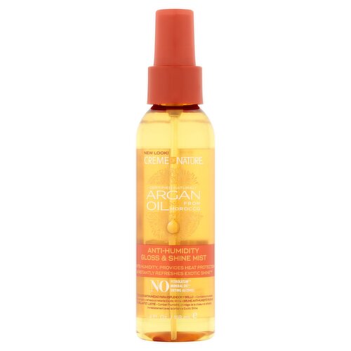 Creme of Nature Anti-Humidity Gloss & Shine Mist Argan Oil, 4 fl oz