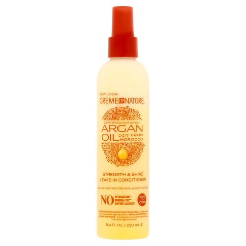 Creme of Nature Argan Oil from Morocco Strength & Shine Leave-In Conditioner, 8.4 fl oz