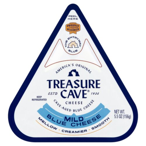 Treasure Cave Cave-Aged Mild Blue Cheese, 5.5 oz