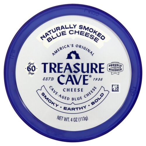 Treasure Cave Naturally Smoked Cave - Aged Blue Cheese, 4 oz