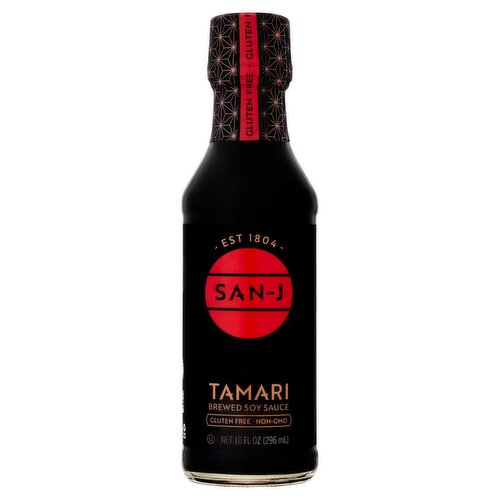 San-J Tamari Brewed Soy Sauce, 10 fl oz