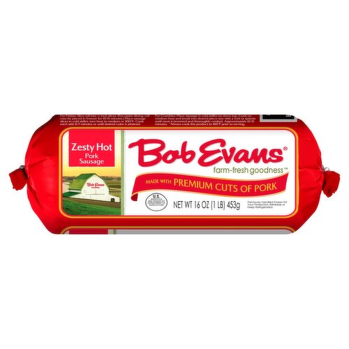 Bob Evans Zesty Hot Pork Sausage, 16 oz