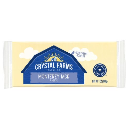 Crystal Farms Monterey Jack Cheese, 7 oz