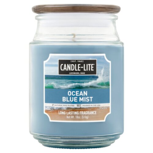 Candle-Lite Ocean Blue Mist Candle, 18 oz