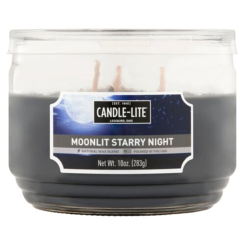 Candle-Lite Moonlit Starry Night Candle, 10 oz