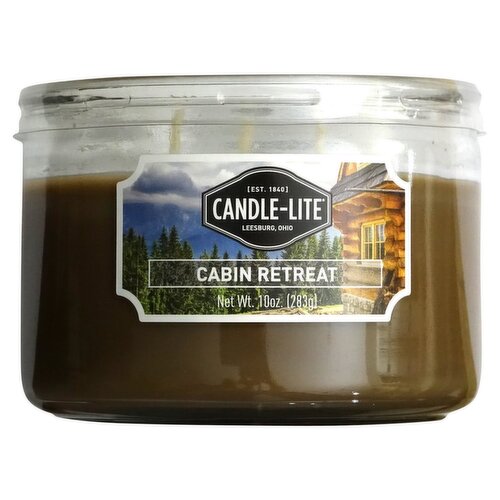 Candle-Lite Cabin Retreat Candle, 10 oz