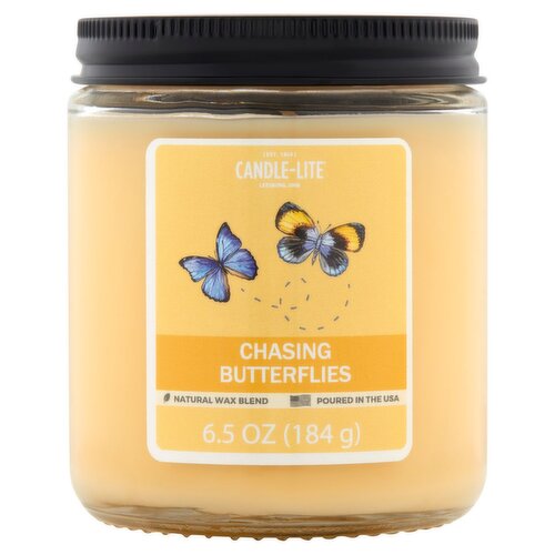 Candle-Lite Chasing Butterflies Candle, 6.5 oz