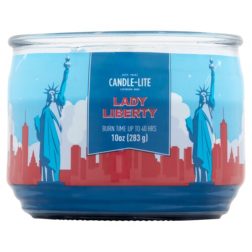 Candle-Lite Lady Liberty Candle, 10 oz