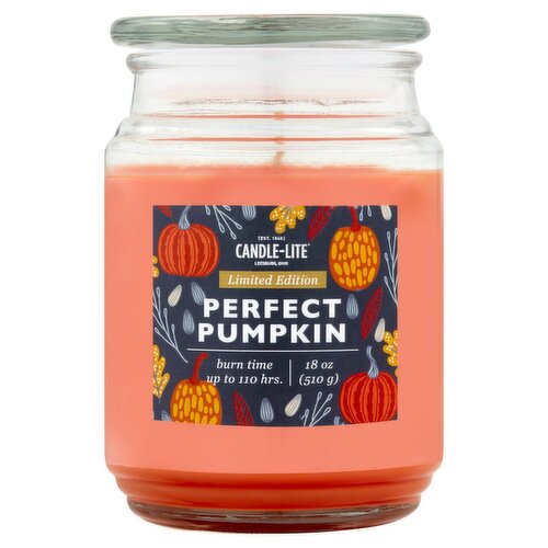 Candle-Lite Perfect Pumpkin Candle Limited Edition, 18 oz