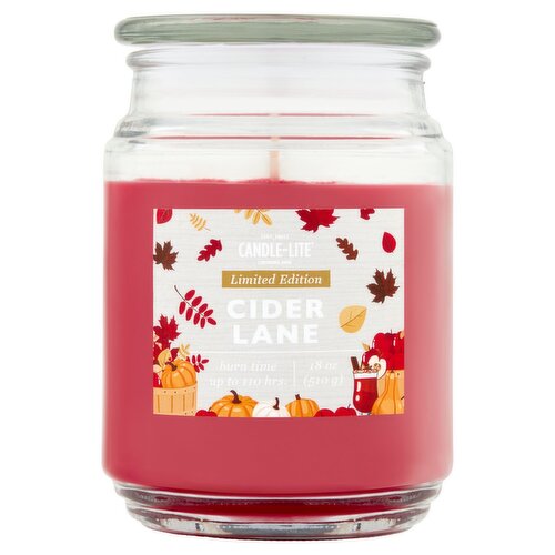 Candle-Lite Cider Lane Candle Limited Edition, 18 oz