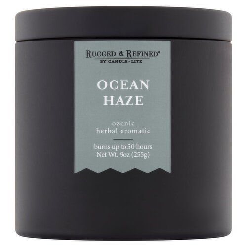 Candle-Lite Rugged & Refined Ocean Haze Candle, 9 oz