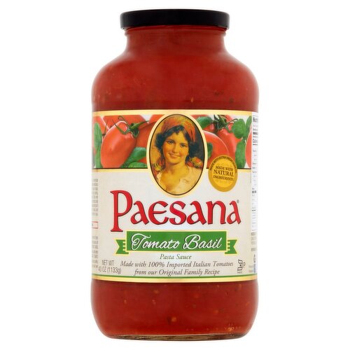 Paesana Tomato Basil Pasta Sauce, 40 oz