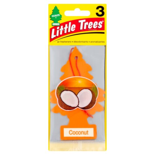 Little Trees Coconut Air Fresheners, 3 count