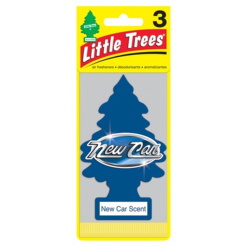 Little Trees New Car Scent Air Fresheners, 3 count