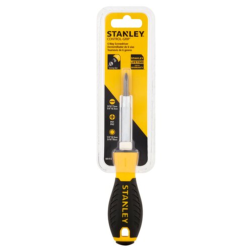 Stanley Control-Grip 6 Way Screwdriver