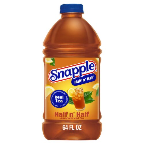 Snapple Half n' Half Lemonade Iced Tea, 64 fl oz