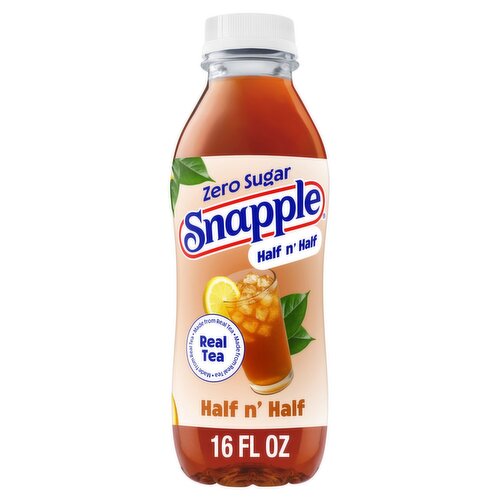 Snapple Zero Sugar Half n' Half Lemonade Iced Tea, 16 fl oz
