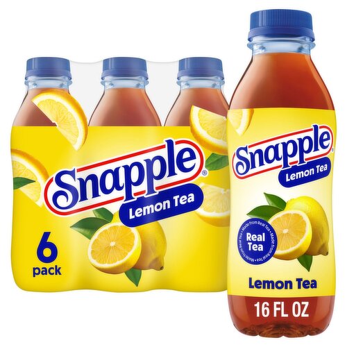 Snapple Lemon Tea, 16 fl oz, 6 count