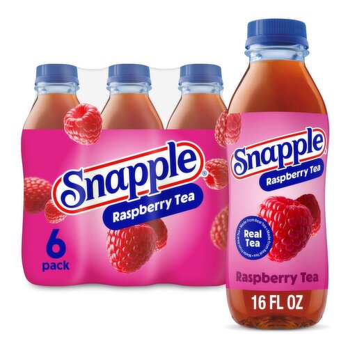 Snapple Raspberry Tea, 16 fl oz, 6 count