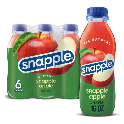 Snapple Apple Juice Drink, 6 count