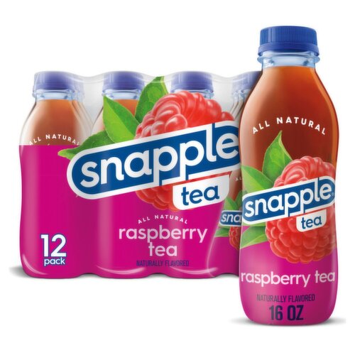 Snapple All Natural Raspberry Tea, 12 count