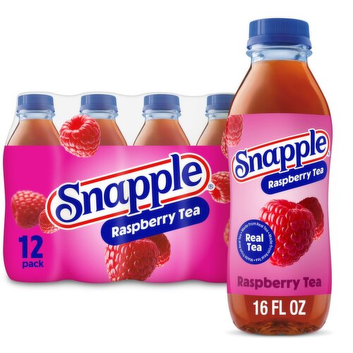 Snapple Raspberry Tea, 16 fl oz, 12 count
