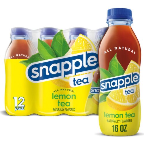 Snapple All Natural Lemon Tea, 12 count