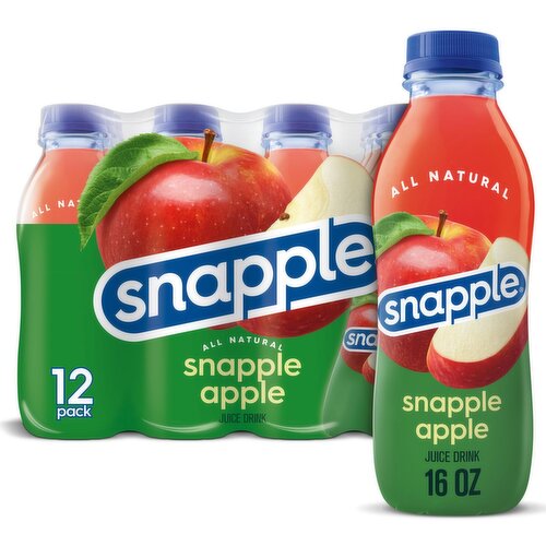 Snapple Apple Juice Drink, 12 count