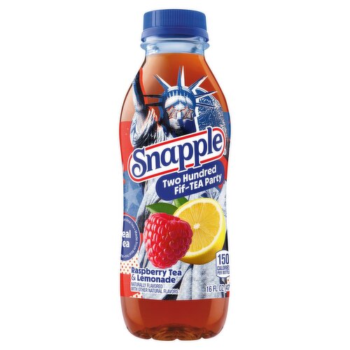 Snapple Two Hundred Fif-Tea Party Raspberry Tea & Lemonade, 16 fl oz