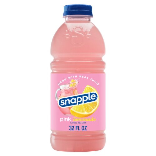 Snapple Pink Lemonade Flavored Juice Drink, 32 fl oz