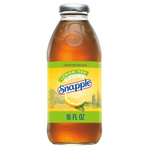 Snapple Lemon Tea Limited Edition Glass, 16 fl oz