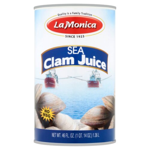 La Monica Sea Clam Juice, 46 fl oz