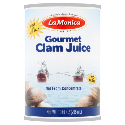 La Monica Gourmet Clam Juice, 10 fl oz