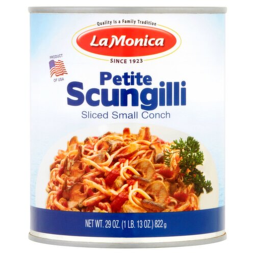 La Monica Petite Scungilli Sliced Small Conch, 29 oz