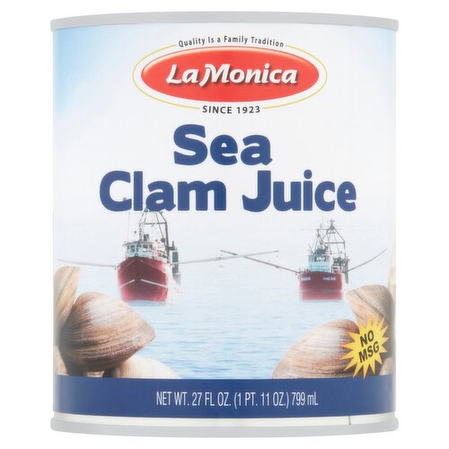 La Monica Sea Clam Juice, 27 fl oz