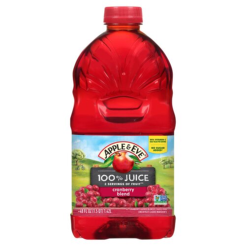 Apple & Eve Cranberry Blend, 100% Juice Blend, 48 fl oz