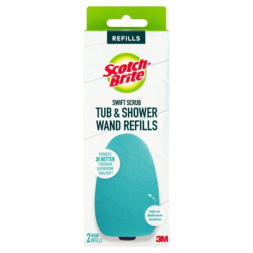 Scotch-Brite Swift Scrub Tub & Shower Wand Refills, 2 count