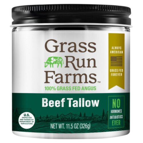 Grass Run Farms Beef Tallow, 11.5 oz