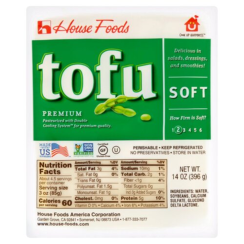 House Foods Premium Soft Tofu, 14 oz