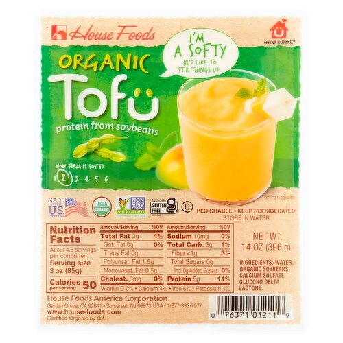 House Foods Organic Tofu, 14 oz