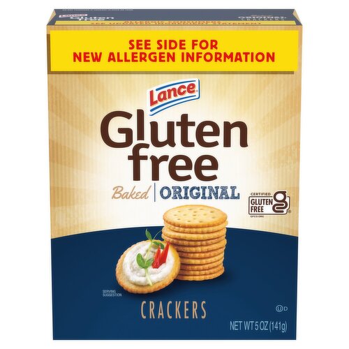 Lance Gluten Free Baked Original Crackers, 5 oz