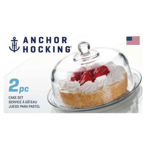 Anchor Hocking Cake Set, 2 count