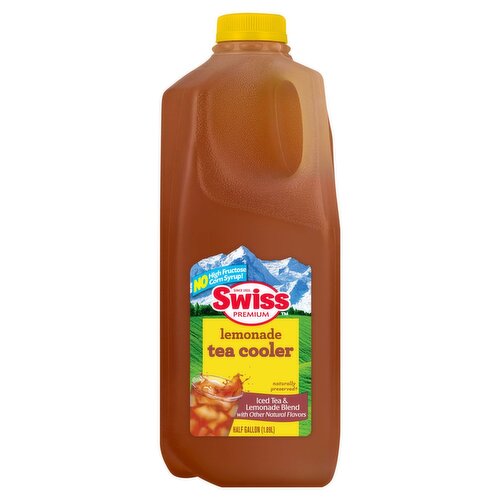 Swiss Premium Cooler Iced Tea & Lemonade Blend, Half Gallon