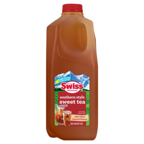 Swiss Premium Southern Style Sweet Tea, Half Gallon