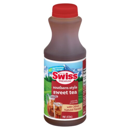 Swiss Premium Southern Style Sweet Tea, 1 Pint