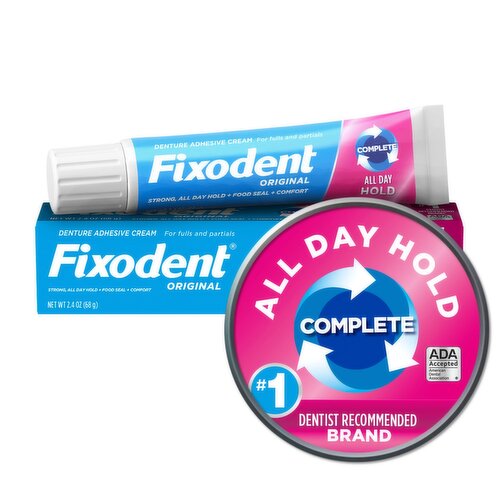 Fixodent Original Secure Denture Adhesive 2.4oz
