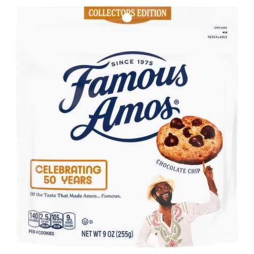 Famous Amos Chocolate Chip Bite-Size Cookies, 9 oz