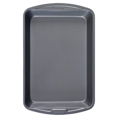 GoodCook Nonstick Steel Bake & Roast Pan, 13" x 9", Gray
